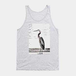 Great Blue Heron Tank Top